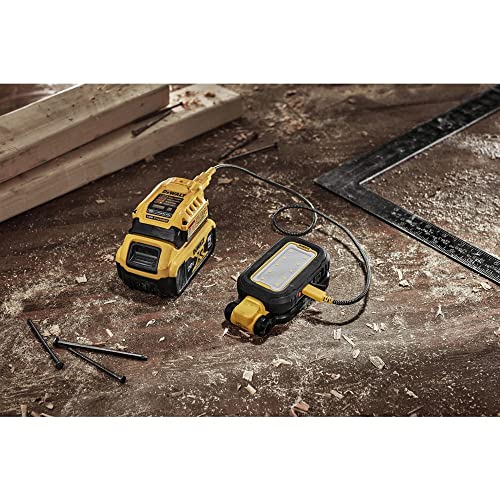DEWALT LED Light, Powerful and Compact Work Light, Magentic Handle, USB-C Rechargeable (DCL182)
