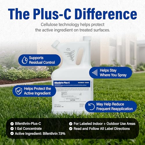Bifenthrin-Plus-C Insecticide, 1 Gal Roach Killer Indoor - size: 1 gal