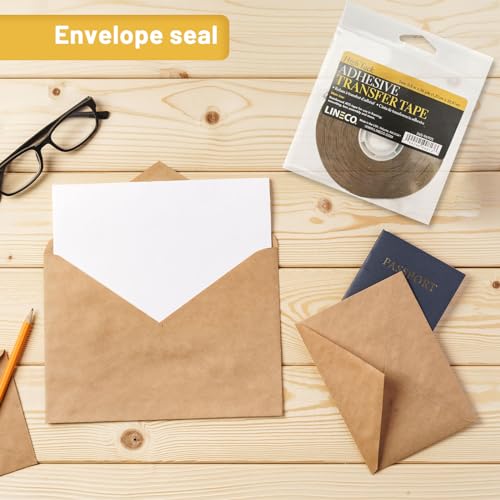Lineco, High Tack ATG Tape, Brown 5 mil Adhesive, 1/2 in x 36 yd