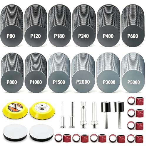 275PCS 2 Inch Hook and Loop Sanding Discs Kit - size: 2Inch-KIT