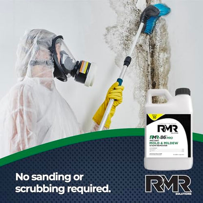 RMR-86 Pro Instant Mold Stain & Mildew Stain Remover - Contractor Grade Cleaning Solution, Professional Quality Formula, Odor Removal, 2.5 Gallon, 2 Pack - size: 320 Fl Oz (Pack of 2)