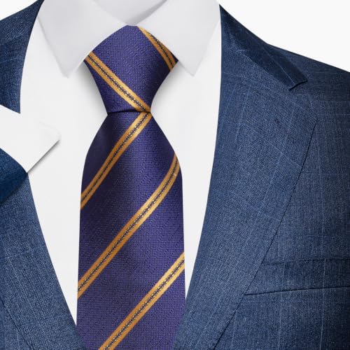 joy alice Tie For Men 6 PCS Necktie Woven Jacquard Neck Ties Set Neck Ties - color: Black Green Red Purple