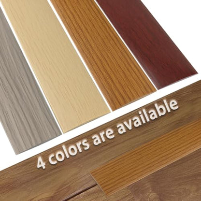 LSGCQ Vinyl Floor Transition Strip Self Adhesive 2" Wide, Wood Grain - color: Red Oak, size: 5cm, 6.6FT