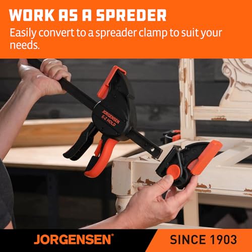 JORGENSEN E-Z Hold 2-Pack 18" 800LBS Heavy Duty Woodworking Bar Clamps - size: 18 inch
