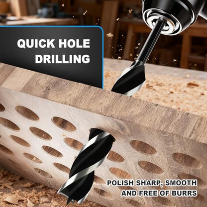1-1/2" x 32" Auger Drill Bit with SDS Plus Shank for Wood - size: 1-1/2"x32"