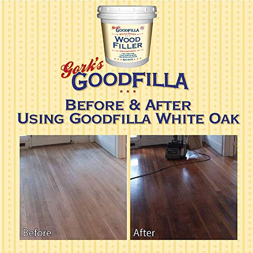 Goodfilla Red Oak, 8 oz, Wood and Grain Filler, Stainable, Tintable, Sandable, Zero Waste, Non-Toxic, USA Made - color: Red Oak, size: 8 oz
