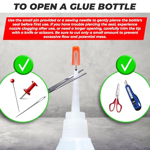 1 Pk X 1.76 Oz. (50g) CA Glue - Thin Cyanoacrylate Based Super Glue for Woodworking - Model Car Adhesive, Strong Bonds in Model Airplane, Wood Projects. Fast Drying, Instant Wood Bond - size: 1 Pack