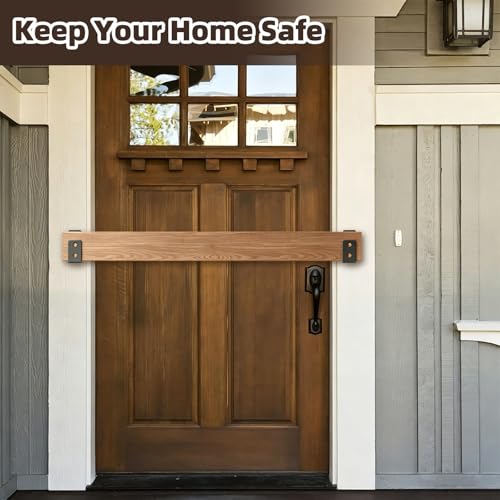 2x4 Door Barricade Brackets, 6mm Thickened Security Brackets(4Pack) - size: 6mm 4PCS