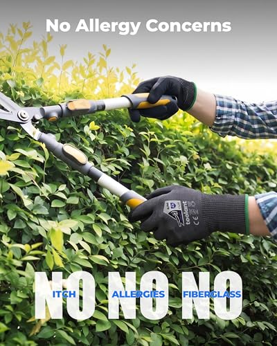 toolant ComfyCut A5 Cut Resistant Work Gloves, ANSI & EN388 Certified Protection with Second Skin Comfort, Fiberglass-Free, Touchscreen & Flexible Grip, for Woodworking, Warehouse, Assembly, Medium - size: Medium