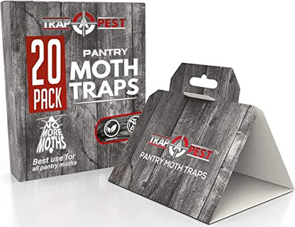 Trap a Pest Pantry Moth Traps - Pheromone Lure Glue Traps - 20 Pack - size: 20 Pack
