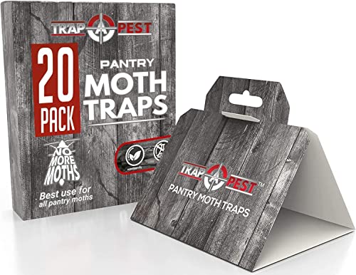 Trap a Pest Pantry Moth Traps - Pheromone Lure Glue Traps - 20 Pack - size: 20 Pack