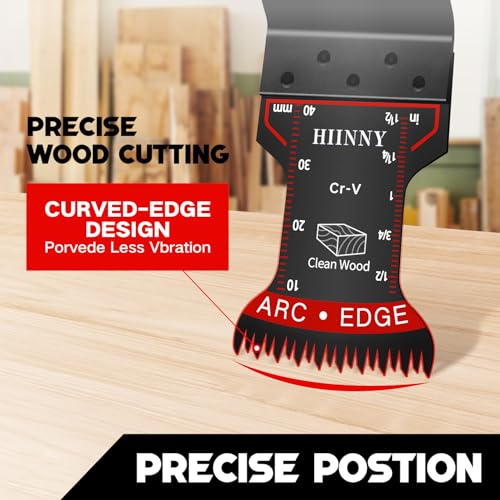 Japanese Tooth oscillating Tool Blade, 10 PCS Arc Edge Multitool Blades,Multi Tool Blades for Wood,Clean Cut for Wood Plastic