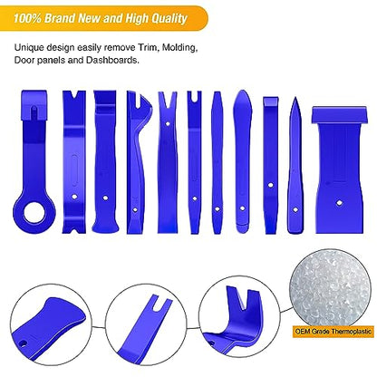 GOOACC 40Pcs Trim Removal Tool Blue - color: Blue