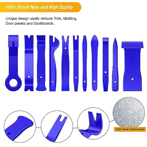 GOOACC 40Pcs Trim Removal Tool Blue - color: Blue