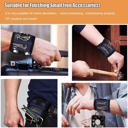 Magnetic Wristband Mens Gifts Unique Tool for Holding Screws