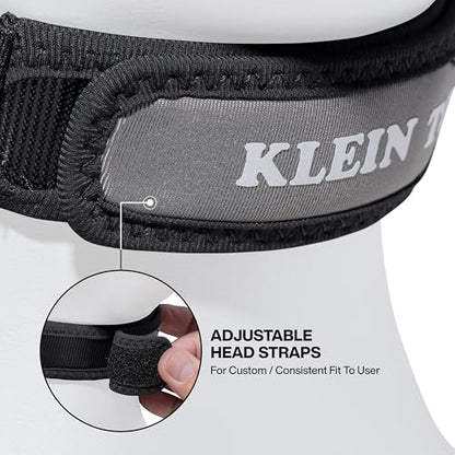 Klein Tools 60506 N95 Reusable Face Mask with Replaceable Filter, NIOSH Approved, Adjustable Head Straps, Hand Washable, Anti-Fogging
