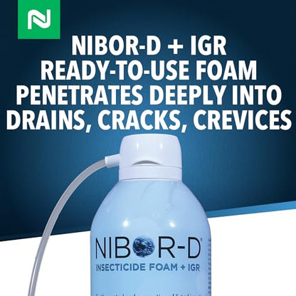 Nisus Nibor-D Insecticide Foam with IGR, 1 Pack, 21 oz Can - size: 6 pack
