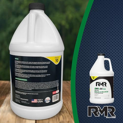RMR-86 Pro Contractor Grade Mold Stain & Mildew Stain Remover Cleaning Solution, Professional Quality Formula, 1 Gallon (Pack of 2) - size: 128 Fl Oz (Pack of 2)
