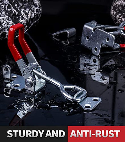 Vicuna R 8 Pack Heavy Duty Toggle Latch Clamp 4002, Adjustable Pull Latch - style: 4002-8PK