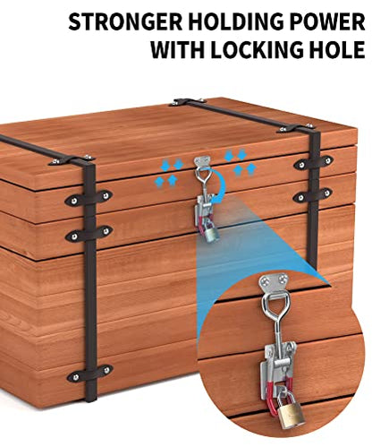 Vicuna R Heavy Duty Toggle Latch Clamp 4002, Adjustable Pull Latch - style: 4002-4PK