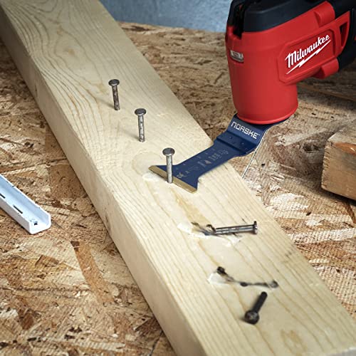 Norske Tools NOTP208 1-3/4 inch Wood & Metal Flush Cut Titanium Oscillating Multi Tool Accessory Blade - style: Titanium 1-3/4”