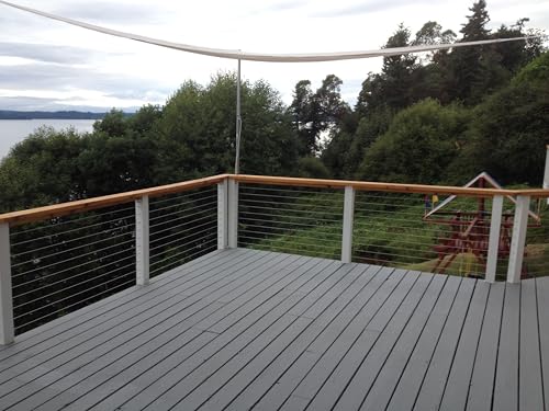 DECK GUARDIAN Elastomeric Deck Paint and Coating – Dove Gray - 1 Gallon - color: Dove Gray, size: 128 Fl Oz (Pack of 1)