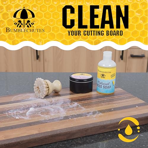 Bumblechutes Wood Cutting Board Care Kit Gift Box - size: Complete Kit