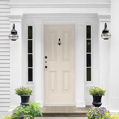 Glidden Total Exterior Paint & Primer All-in-One, Maybe Mushroom/Beige, Semi-Gloss, 1 Gallon - color: Maybe Mushroom, size: 128 Fl Oz (Pack of 1)