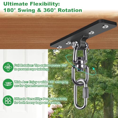 SELEWARE Heavy Duty Punching Bag Hanger, Steel I Beam Clamp for Heavy Bag - color: G: Ceiling Mount Punching Bag Hanger