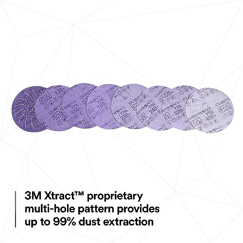 3M Xtract Cubitron II Film Disc, 775L, 120+ 3MIL, 5 in, Die 500LG - size: 5 in, 120+