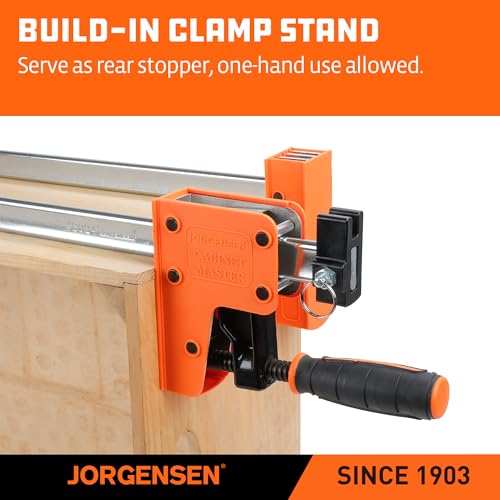 Jorgensen 18-inch Bar Clamps Set, 2-pack Cabinet Master 90° Parallel Clamps - size: 18 Inch