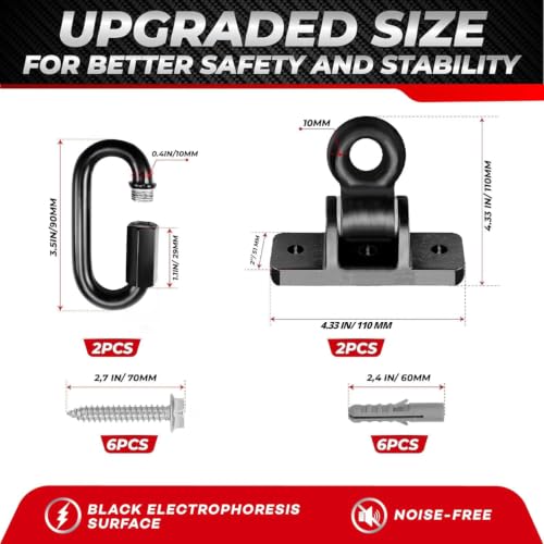 [Premium] Swing Hanger, Heavy-Duty 10MM Solid Swing Set Hardware