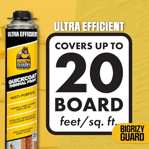 Spray Foam Insulation, 1 Pack 20 Board ft, Thermal & Acoustic - size: 1 Pack, style: Insulation Foam