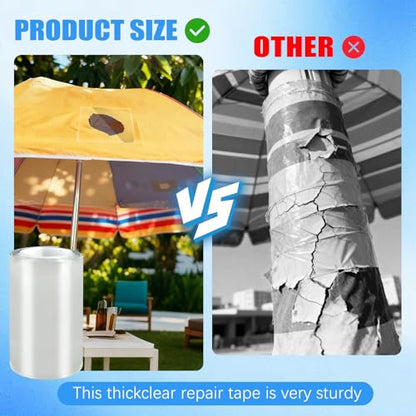 Waterproof Repair Tape for Fabric Vinyl Siding Repair Kit (4 in x 10 feet)