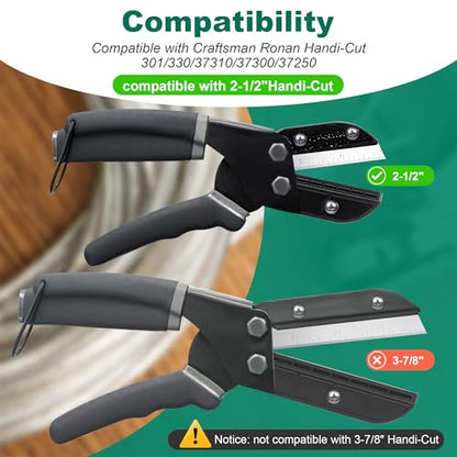 Feekoon 13 Pcs 2-1/2" Replacement Blade & Anvil Compatible with Handi-Cut