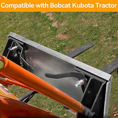 YINTATECH 5/16" Skid Steer Plate Attachment fits for Kubota & Bobcat - size: 5/16 Inch