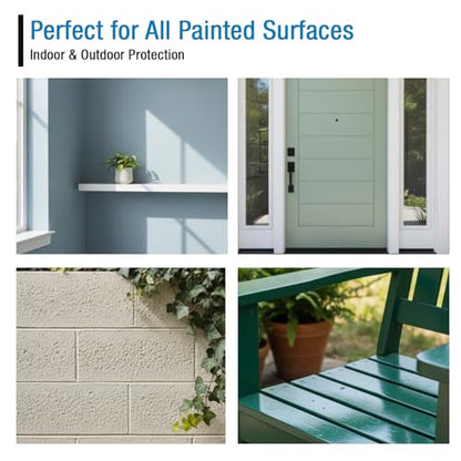 Rain Guard Water Sealers SP-9001 Paint Sealer Concentrate Makes 1 Gallon - Clear Semi-Satin Finish - Water Repellent Protection for All Painted Surfaces - Water-Based Silane/Siloxane Acrylic - size: 32 fl oz (Makes 1 Gallon)