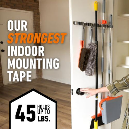 GORILLA Mounting Tape, Max Strength, Double-Sided, 1 in x 60 in
