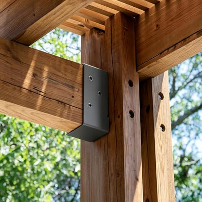 8 Pcs of 2"x4" Concealed Joist Hangers|Outdoor Concealed-Flange - size: 8