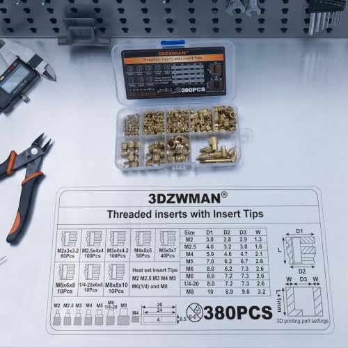 Vertical Heat Set Insert Tool Press for Large Plastic & 3D Print Components - color: Zw12xl+