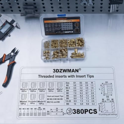 Vertical Heat Set Insert Tool Press for Large Plastic & 3D Print Components - color: Zw12xl+