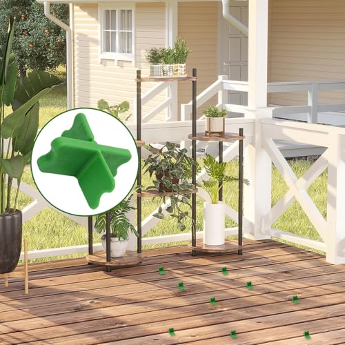 8 Pcs Deck Spacer Green for Pressure Treated Composite Decking - color: Green, size: 8