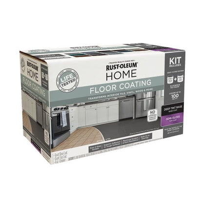 Rust-Oleum Home Floor Coating Deep Tint Base Semi-Gloss Kit
