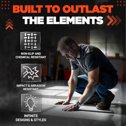 Everflow by MPC Epoxy Resin Floor Coating Kit, Light Grey, 3 Gallon - color: Grey