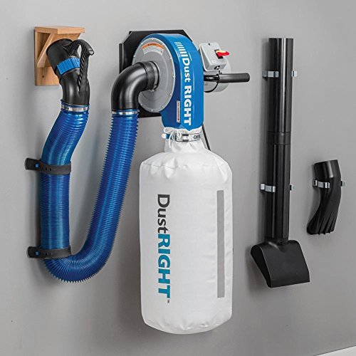 Rockler Dust Right 650 CFM Wall Mount Dust Collector for Woodworking Shops