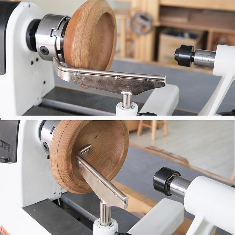 5/8" Dia Stem Glide Bowl Turner's 4-Piece Toolrest Set for Woodlathe Bowl Turning. - color: Glide Bowl Set With Dia 5/8" Post