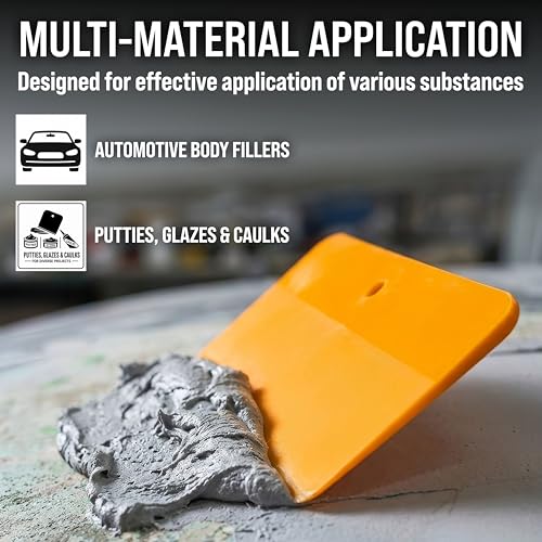 Custom Shop 4 Inch Plastic Filler Spreader Tools for Automotive