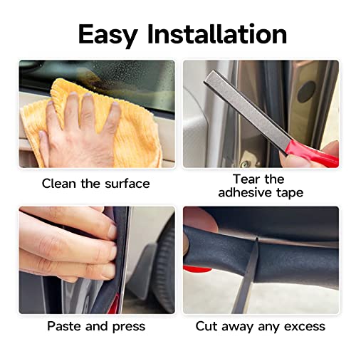 D Shape Rubber Seal Strip, 3/4" Large Door EPDM Rubber Weather Stripping - size: 12 Feet