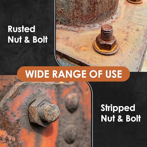5-Piece Heavy Duty Bolt Extractor Set, 1/2" Drive Impact Lug Nut Remover Tool - size: 5-Piece Heavy Duty Remover