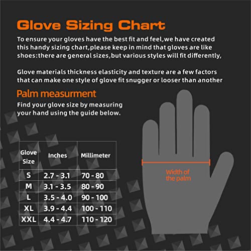 TREEGO 10 Mil Heavy Duty Black Nitrile Mechanic Gloves, 100 Count XL - color: Black 100, size: X-Large